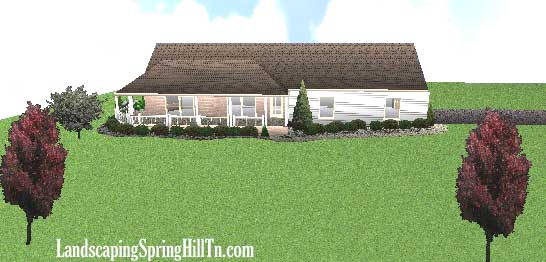 Dogwood Trees in this design in spring hill tn.
